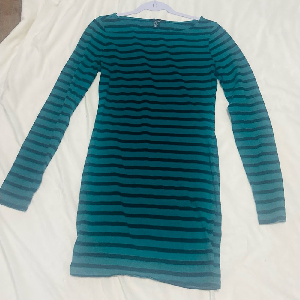 Striped Long Sleeve Dress